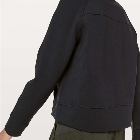 Lululemon On-Track Crew Black Size 10 - Picture 3 of 10